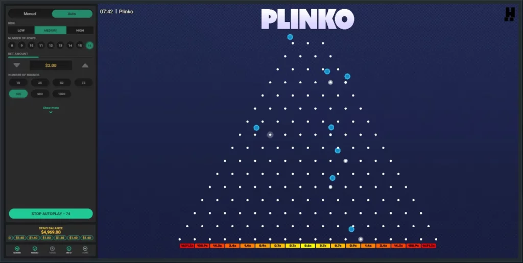 日本の 1xBet カジノの Plinko ゲームの種類