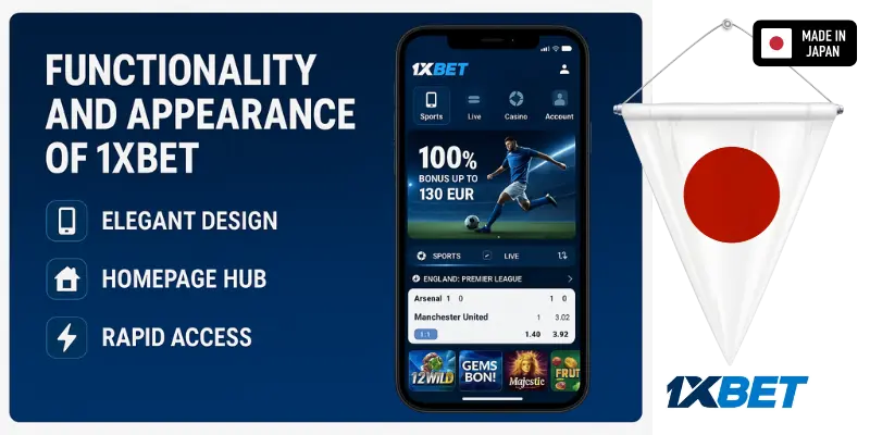 Functionality and Appearance of 1xbet